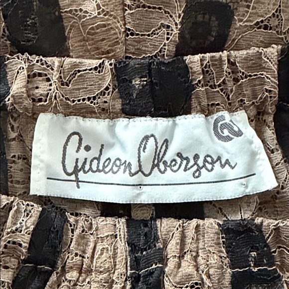 VTG Lace High Waist Shorts Size EU 40 Stripes Loungewear Coquette 90s Retro - Picture 6 of 9